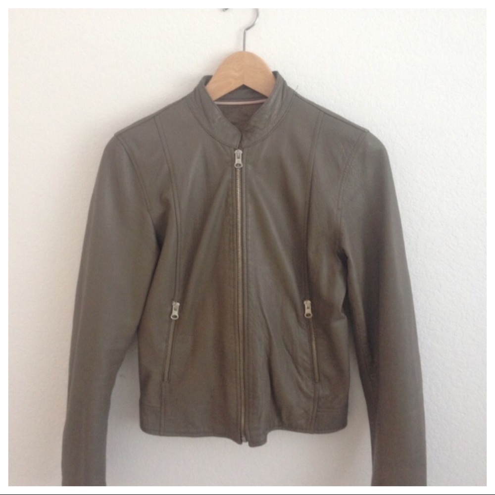 Gorgeous Leather soft lamb leather women's jacket